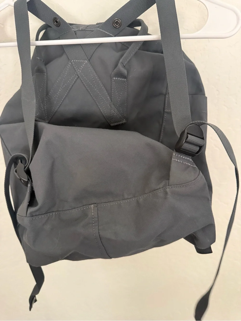 Fjallraven Kånken Backpack in Dark Gray with Dark Gray Logo